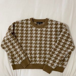 Motel Rocks Margo Jumper houndstooth